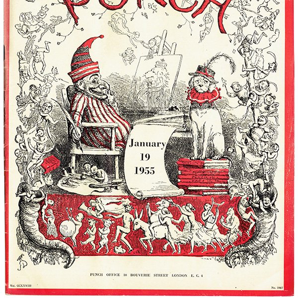 イギリスの週刊風刺漫画雑誌PUNCH(パンチ)1955年1月19日号 0206