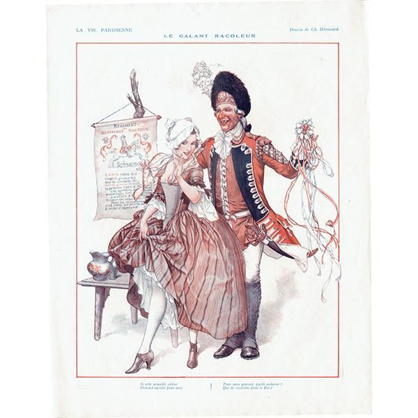 アメリカ通販ファッション フランスの雑誌挿絵 PARISIENNE～より（シェリ VIE ～LA その他