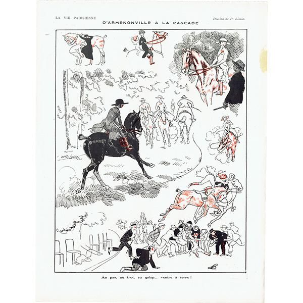 フランスの雑誌挿絵 ~LA VIE PARISIENNE~より (Pierre Lissac) 0435 - アンティークプリント & ヴィンテージプリントなどの古いプリント・古い紙もの専門店 コンフィーデザイン フランスの雑誌挿絵 ~LA VIE PARISIENNE~より (Pierre Lissac) 0435 - アンティークプリント & ヴィンテージプリントなどの古いプリント・古い紙もの専門店 コンフィーデザイン