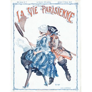 フランスの雑誌表紙 〜LA VIE PARISIENNE〜より（シェリ・エルアール/Chéri Hérouard）0436