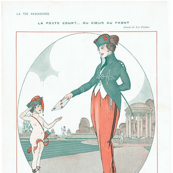 国内外の人気が集結 ～LA フランスの雑誌挿絵 VIE Fontan PARISIENNE～より（Léo その他