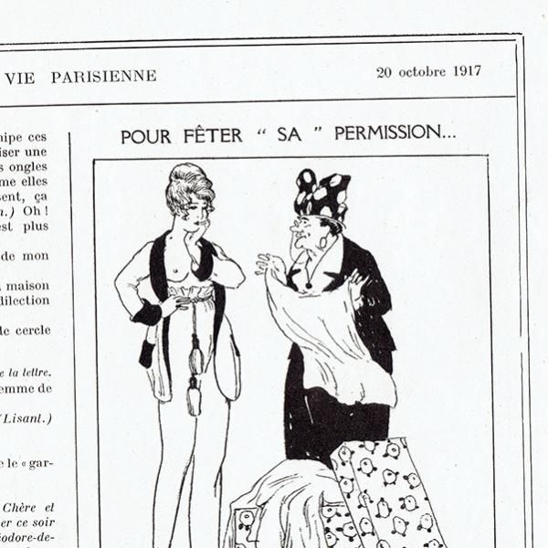 フランスの雑誌挿絵 ～LA VIE PARISIENNE～より（Armand Vallée