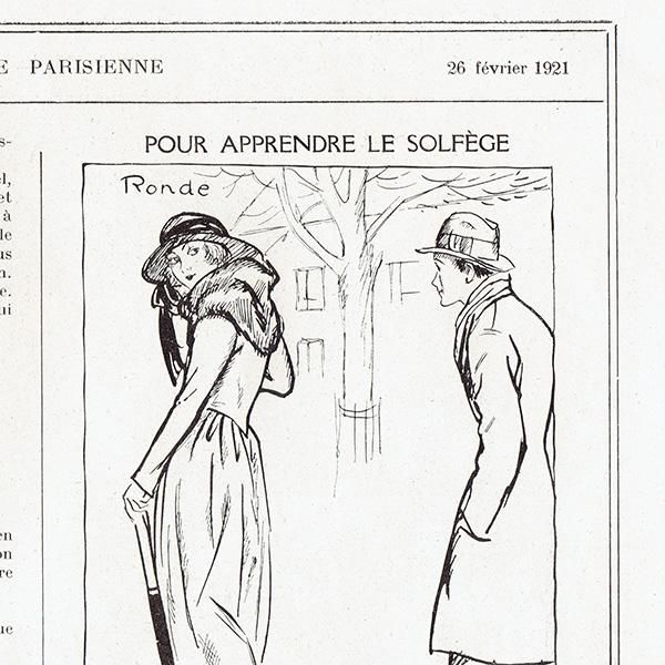 フランスの雑誌挿絵 ～LA VIE PARISIENNE～より（モーリス