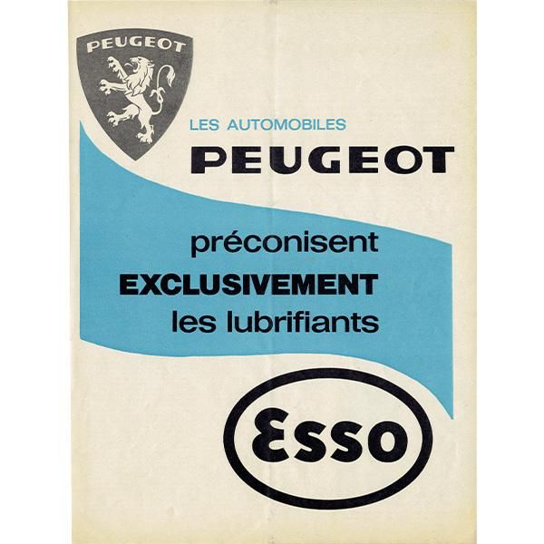 PEUGEOTʥץ硼/Essoʥå 1962ǯ եơ  0083