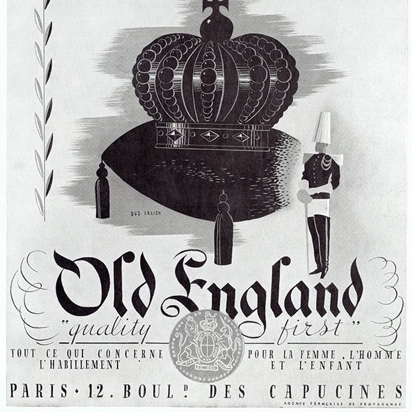 OLD ENGLAND フレンチヴィンテージ広告 1937年 0219
