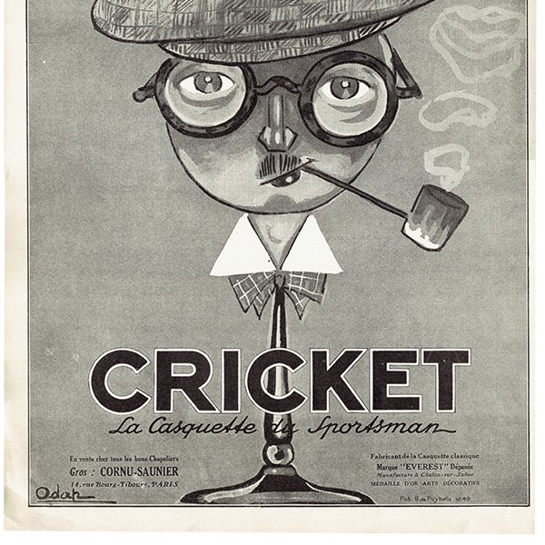 CRICKET(クリケット)/ UNIC(ユニック) フレンチヴィンテージ広告 1927年 0221
