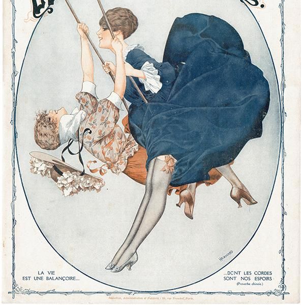 送料無料 通販 フランスの雑誌表紙 ～LA VIE PARISIENNE～より（シェリ その他
