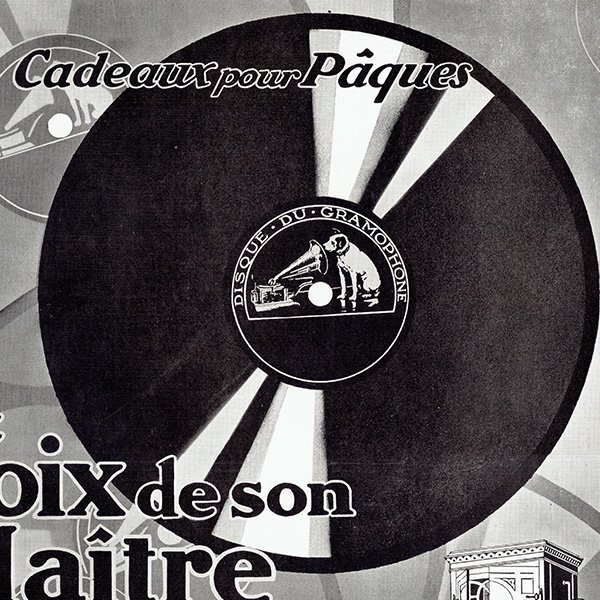 フレンチヴィンテージ広告 / Gramophone / La Voix de son Maitre 1929年 0235