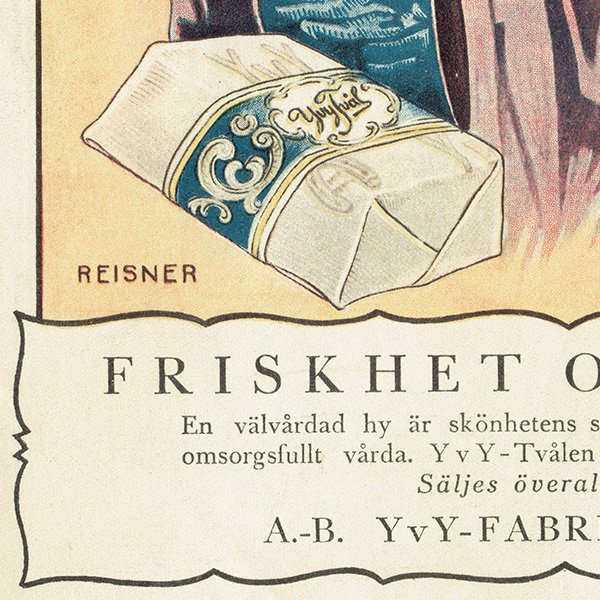 スウェーデンヴィンテージ広告 / YVY TVAL（石鹸） 1924年 0239