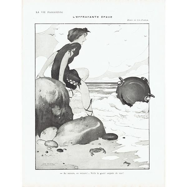 フランスの雑誌表紙 ～LA VIE PARISIENNE～より（Léo Fontan