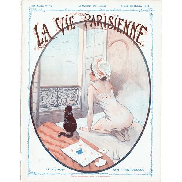 フランスの雑誌表紙 ～LA VIE PARISIENNE～より（Louis Vallet