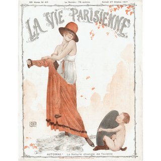 フランスの雑誌表紙 〜LA VIE PARISIENNE〜よりジョルジュ・レオネック/Georges Léonnec）0491