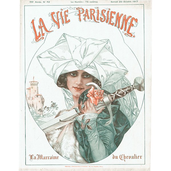 フランスの雑誌表紙 ～LA VIE PARISIENNE～より（シェリ・エルアール 