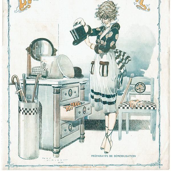 フランスの雑誌表紙 ～LA VIE PARISIENNE～より（ルネ・ヴィンセント/René Vincent）0501