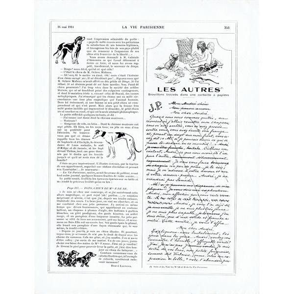 フランスの雑誌挿絵 ～LA VIE PARISIENNE～より（Edouard