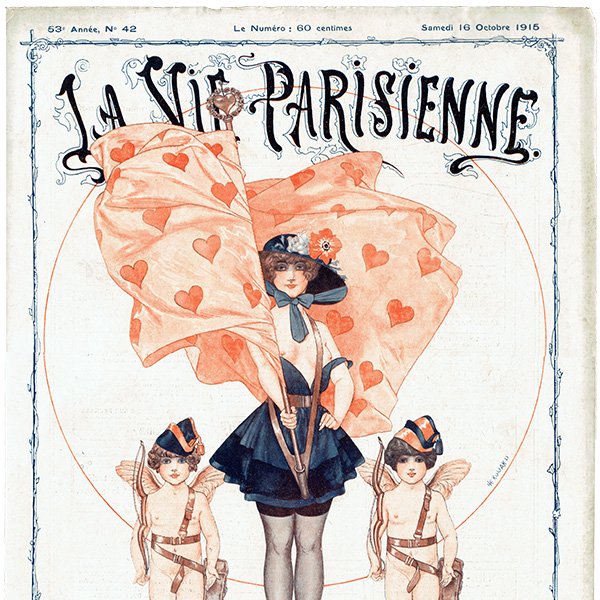 フランスの雑誌表紙 〜LA VIE PARISIENNE〜より（シェリ・エルアール/Chéri Hérouard）0513