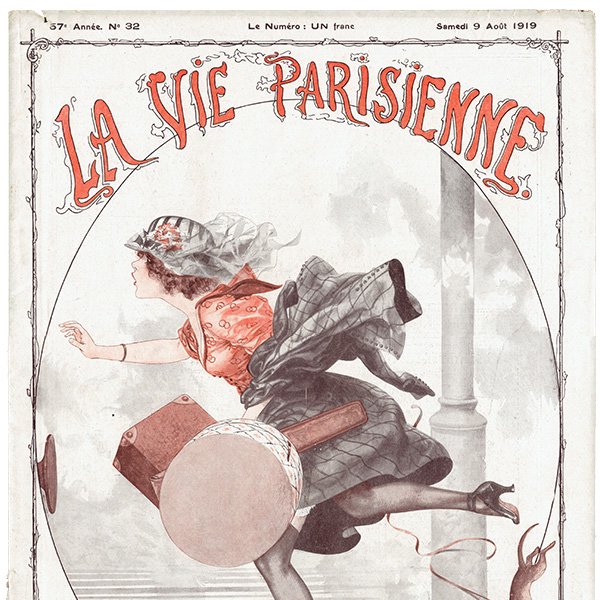 フランスの雑誌表紙 〜LA VIE PARISIENNE〜より（シェリ・エルアール/Chéri Hérouard）0522