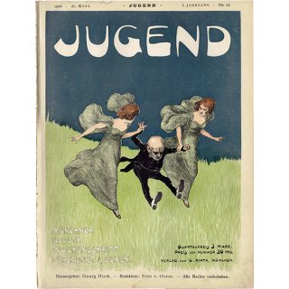 ドイツのイラスト文芸雑誌JUGEND（ユーゲント） 1896-3-21 NR.12  0011