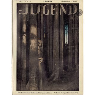 ドイツのイラスト文芸雑誌JUGEND（ユーゲント） 1896-4-11 NR.15  0014