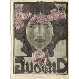 ドイツのイラスト文芸雑誌JUGEND（ユーゲント） 1896-8-1 NR.31  0030
