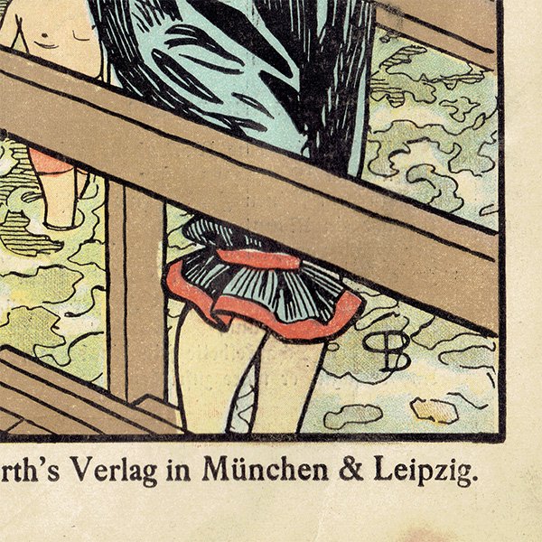ドイツのイラスト文芸雑誌JUGEND（ユーゲント） 1896-9-12 NR.37  0036