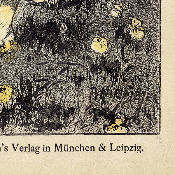 ドイツのイラスト文芸雑誌JUGEND（ユーゲント） 1896-10-17 NR.42  0041