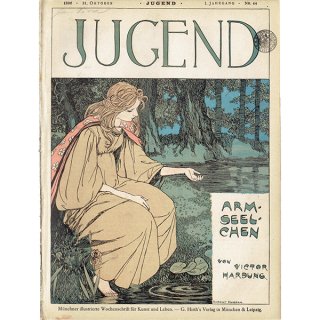 ドイツのイラスト文芸雑誌JUGEND（ユーゲント） 1896-10-31 NR.44  0043