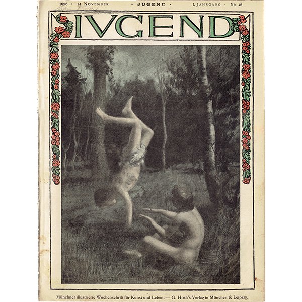 ドイツのイラスト文芸雑誌JUGEND（ユーゲント） 1896-11-14 NR.46  0045