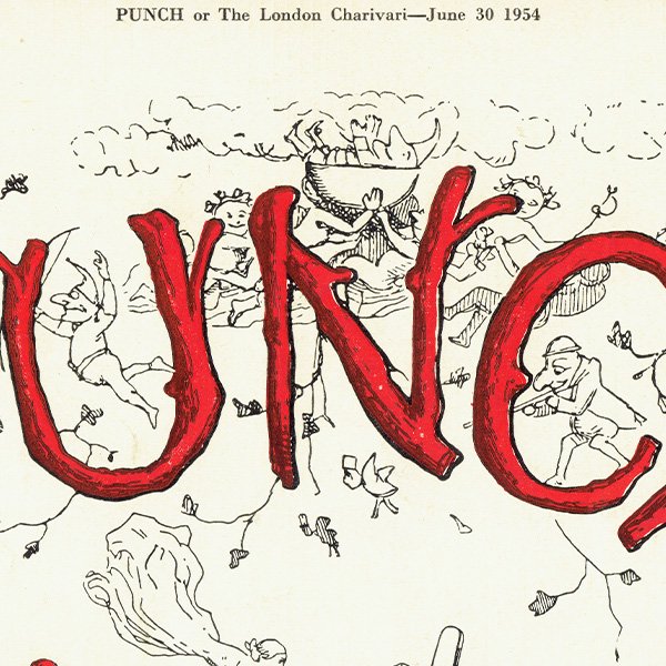 イギリスの週刊風刺漫画雑誌PUNCH(パンチ)1954年6月30日号 0257