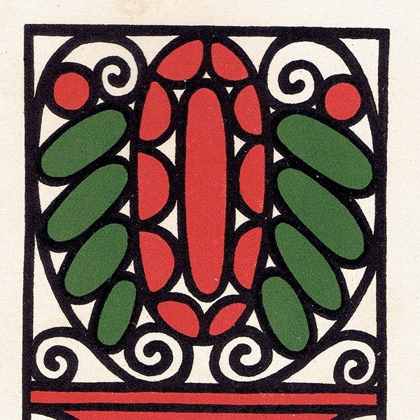DEKORATIVE VORBILDER 1913 デコレーション 装飾アンティークプリント  0071