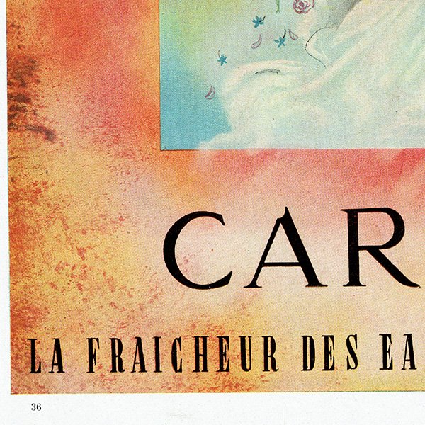 フランス ヴィンテージ広告 / CARON 香水 1950年 0291
