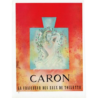 フランス ヴィンテージ広告 / CARON 香水 1950年 0291