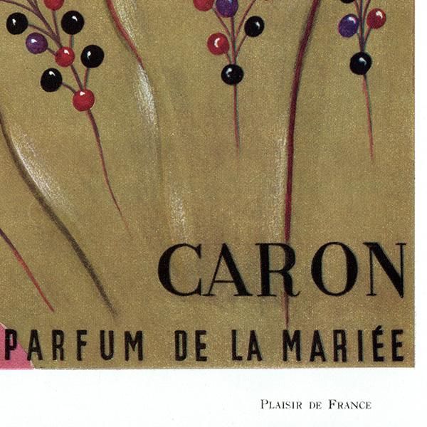 Caron(キャロン)の香水 フランスのヴィンテージ広告 1954年 0201