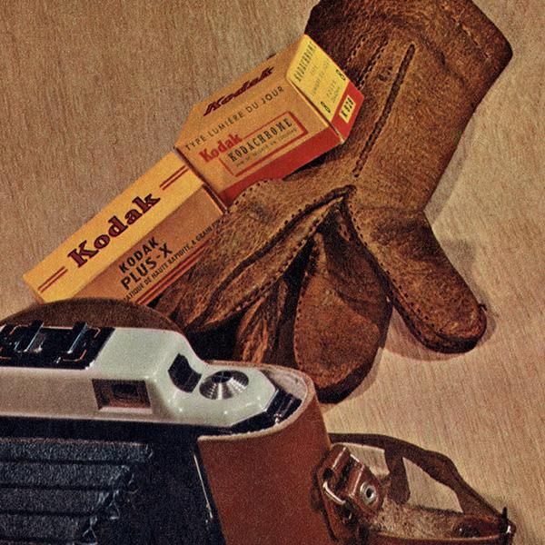 フランス ヴィンテージ広告 / KODAK カメラ 1954年 0262