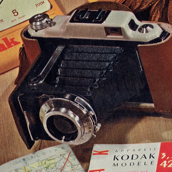 フランス ヴィンテージ広告 / KODAK カメラ 1954年 0262