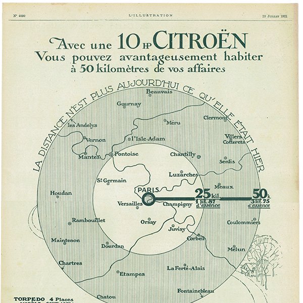 フレンチヴィンテージ広告 / Citroën シトロエン 1921年 0097