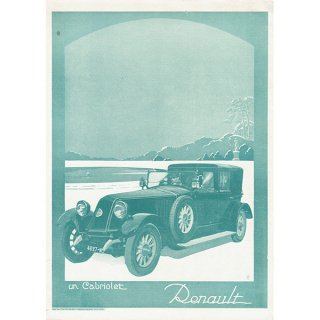 フレンチヴィンテージ広告 / Renault ルノー 1924年 0101