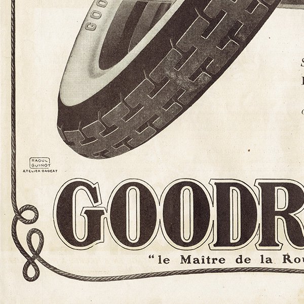 フレンチヴィンテージ広告 / グッドリッチ（GOODRICH） 1924年 0269