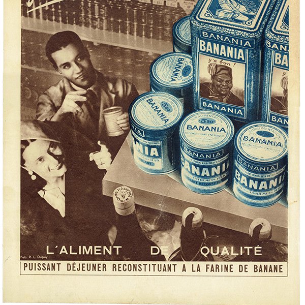 フレンチヴィンテージ広告 /  BANANIA（バナニア）1933年 0272