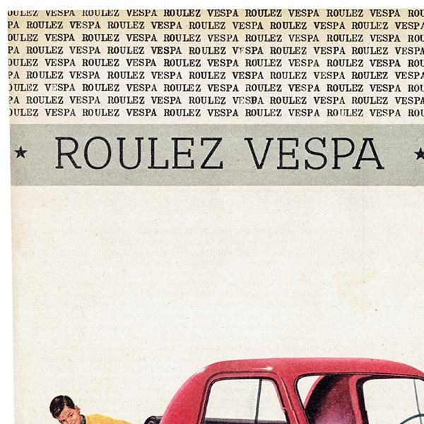 Yahoo!オークション - Vespa ベスパ 1959年 Vespa 400 イラスト