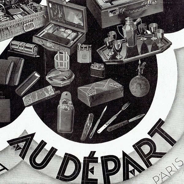 フレンチヴィンテージ広告 / AU DEPART 1929年 0275