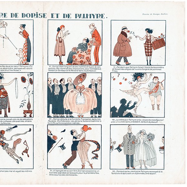ジョルジュ・バルビエ（George Barbier）フランスの雑誌挿絵 〜LA VIE PARISIENNE〜より0536
