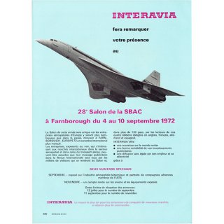 コンコルド 1972年 / フレンチヴィンテージ広告 0127