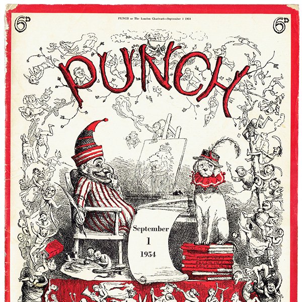 イギリスの週刊風刺漫画雑誌PUNCH(パンチ)1954年9月1日号 0294