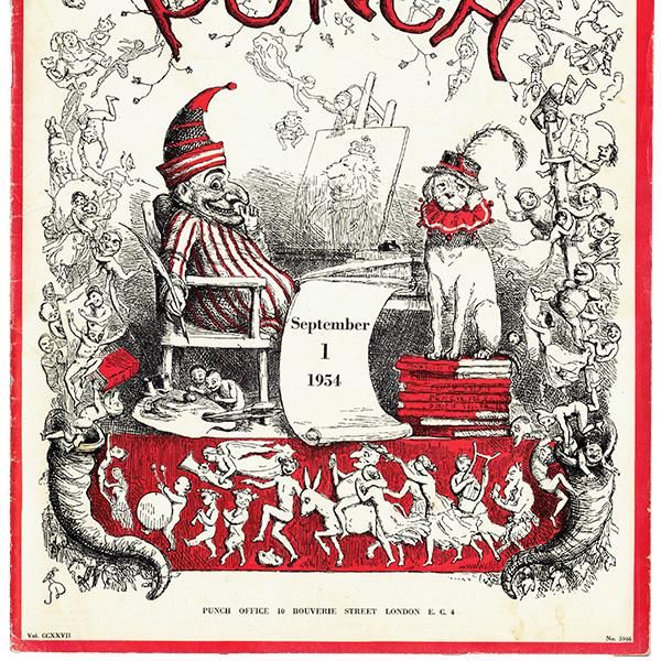 イギリスの週刊風刺漫画雑誌PUNCH(パンチ)1954年9月1日号 0294