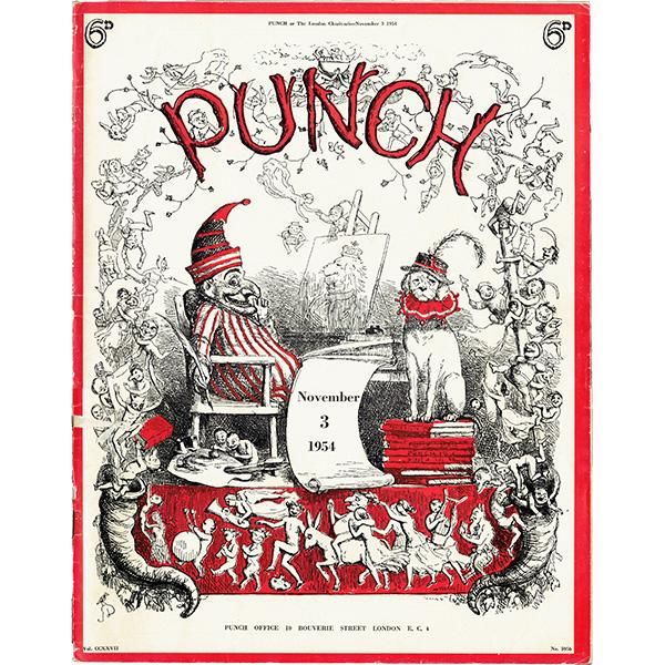 イギリスの週刊風刺漫画雑誌PUNCH(パンチ)1954年11月3日号 0296