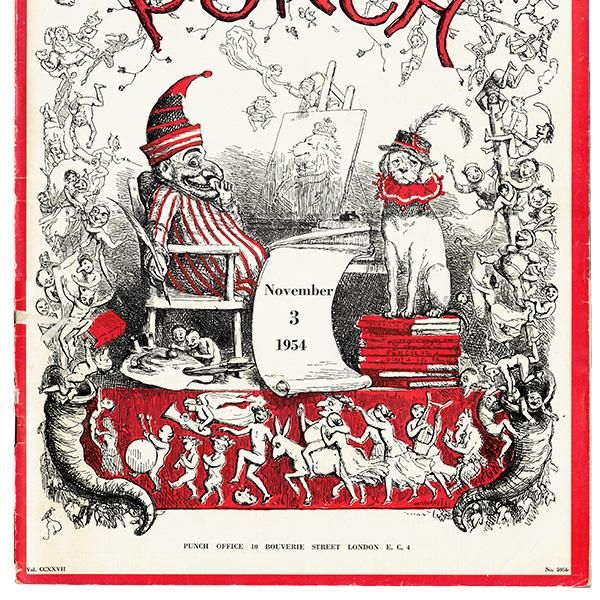 イギリスの週刊風刺漫画雑誌PUNCH(パンチ)1954年11月3日号 0296