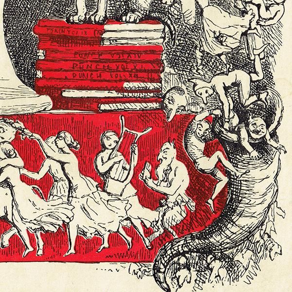 風刺画 イギリスの週刊風刺漫画雑誌PUNCH(パンチ)1954年8月18日号 0298