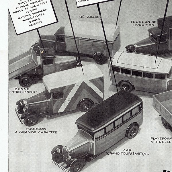 クラシックカー フレンチヴィンテージ広告 / Citroën シトロエン 1931年  0130