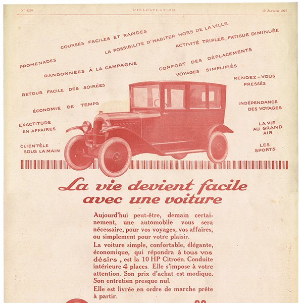 饷å ȥCitroën 1924ǯ / ե󥹤θŤʥơ 0145